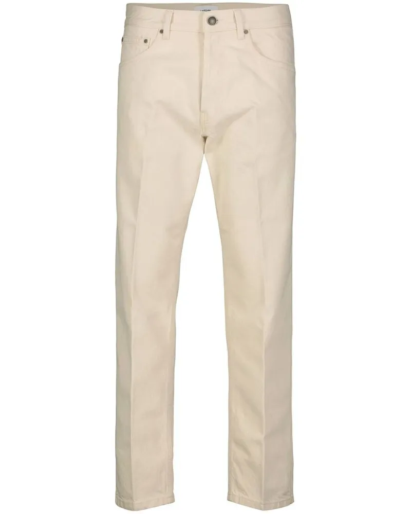 LARDINI Herren Jeans Regular Fit Offwhite