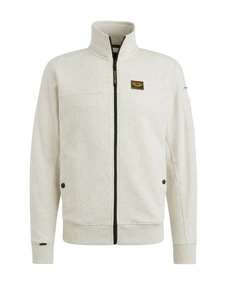 PME Legend Herren Sweatjacke Wollweiss