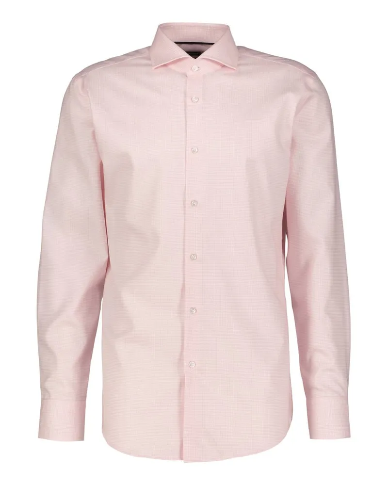 HUGO BOSS Herren Businesshemd H_HANK-SPR_B1_C1_253 Slim Fit Rose