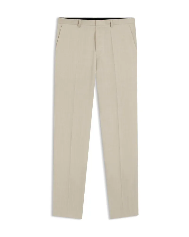 HUGO BOSS Herren Anzughose HESTEN253 Extra Slim Fit Beige