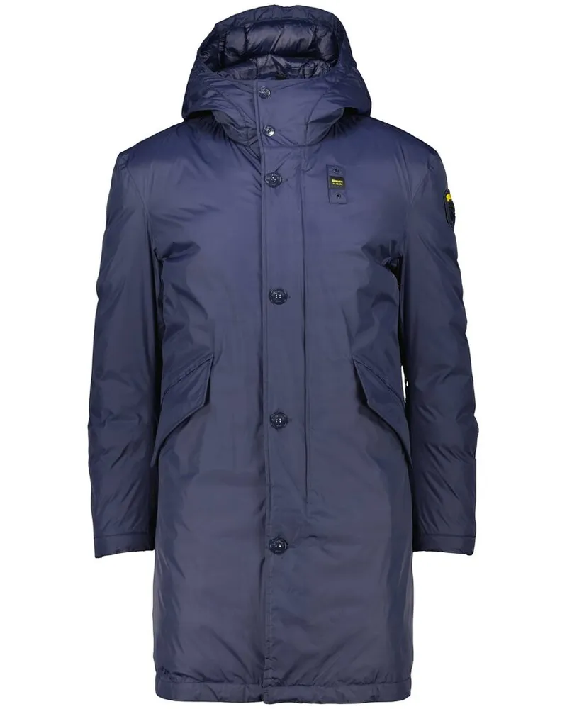 Blauer Herren Mantel mit Wattierung FAYWOOD Marine