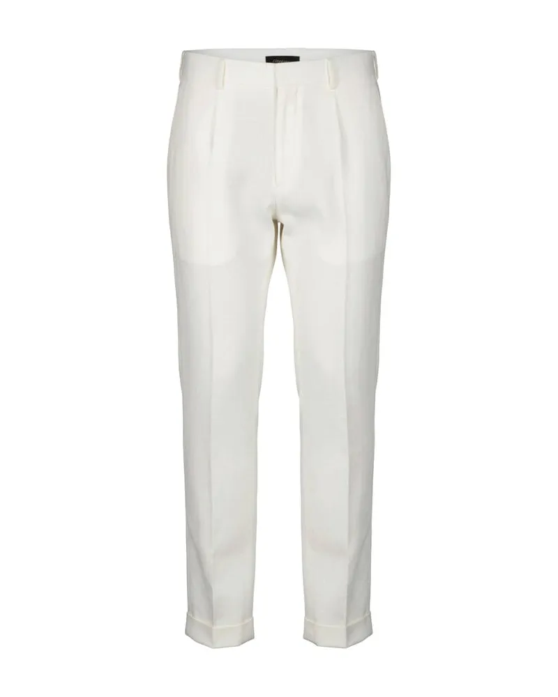 Brioni Herren Hose PIENZA Offwhite