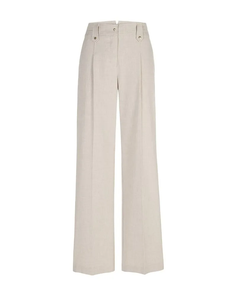 Riani Damen Hose Wide Fit Sand