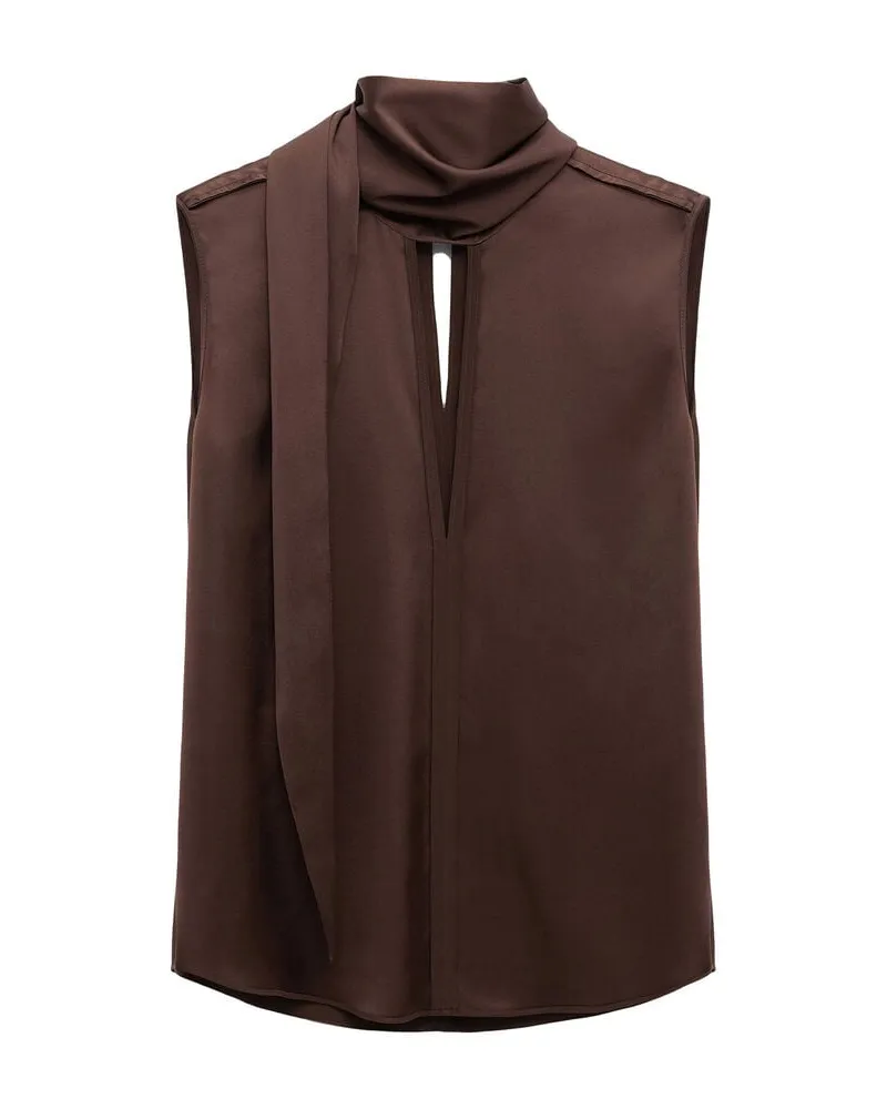 Dorothee Schumacher Damen Seidenbluse SENSE OF SHINE BLOUSE Nougat
