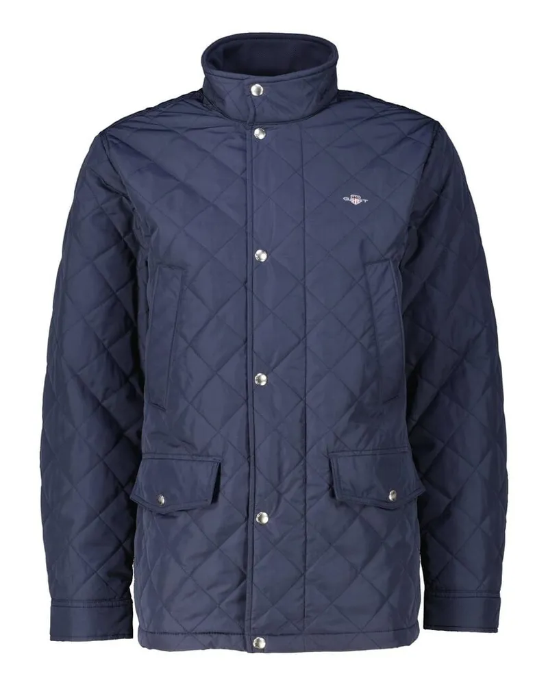 Gant Herren Steppjacke wasserabweisend QUILTED WINDCHEATER Marine