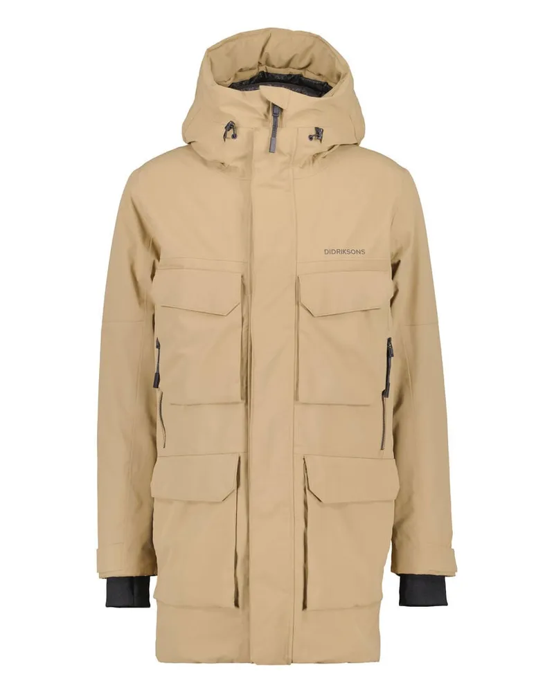 Didriksons 1913 Herren Winterjacke mit Kapuze DREW USX PARKA 8 Khaki