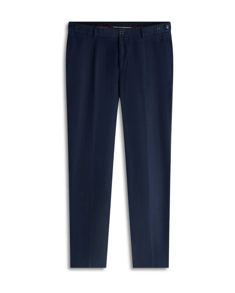 Tommy Hilfiger Herren Hose aus Leinen Navy