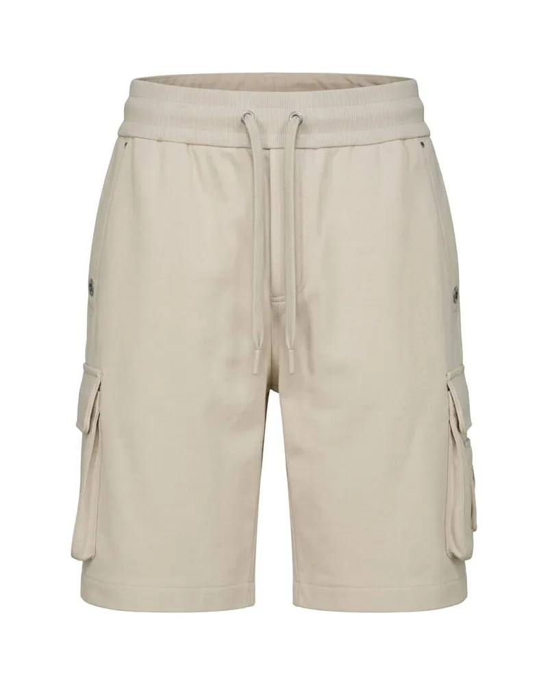 Moose Knuckles Herren Cargoshorts HARTSFIELD Regular Fit Wollweiss