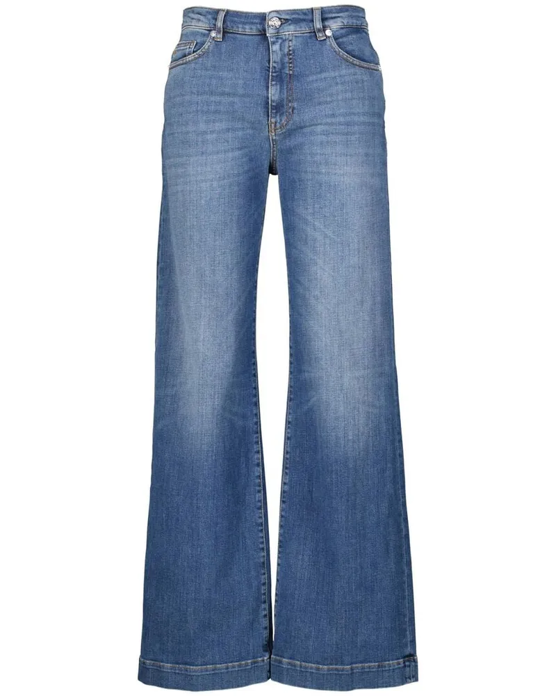 nine:inthe:morning Damen Jeans ENNA PALAZZO Darkblue