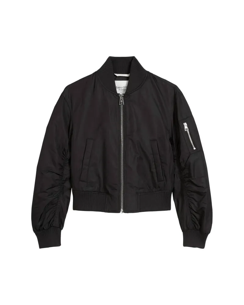 Marc O'Polo Damen Blouson im Piloten-Stil Schwarz