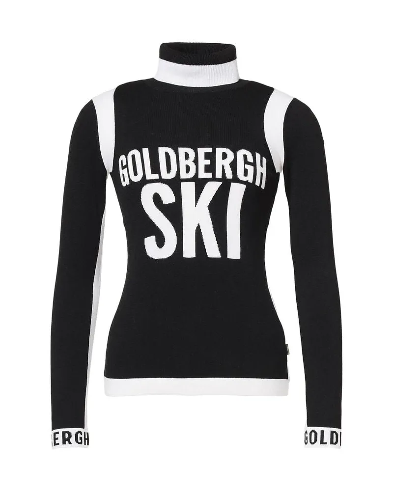 GOLDBERGH Damen Skipullover mit Wolle NOEMI SWEATER Schwarz