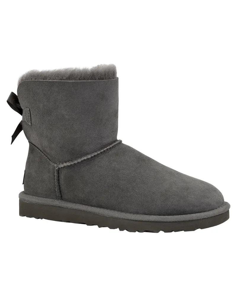 UGG Damen Stiefel MINI BAILEY BOW II Grau