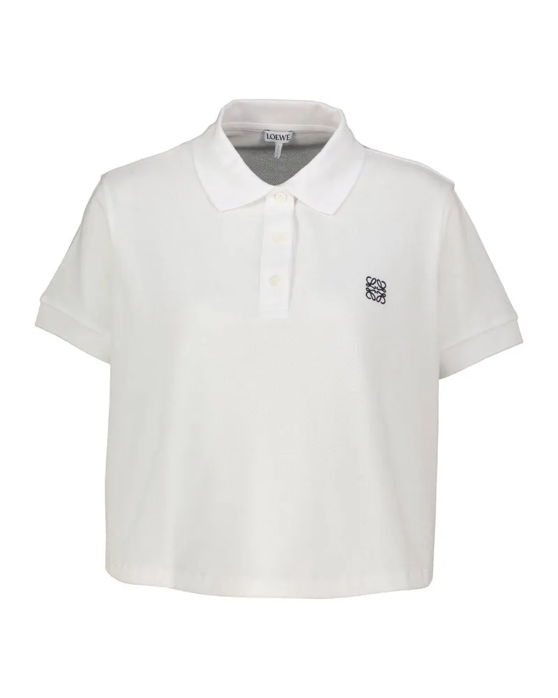 Loewe Damen Poloshirt TRAPEZE Weiss