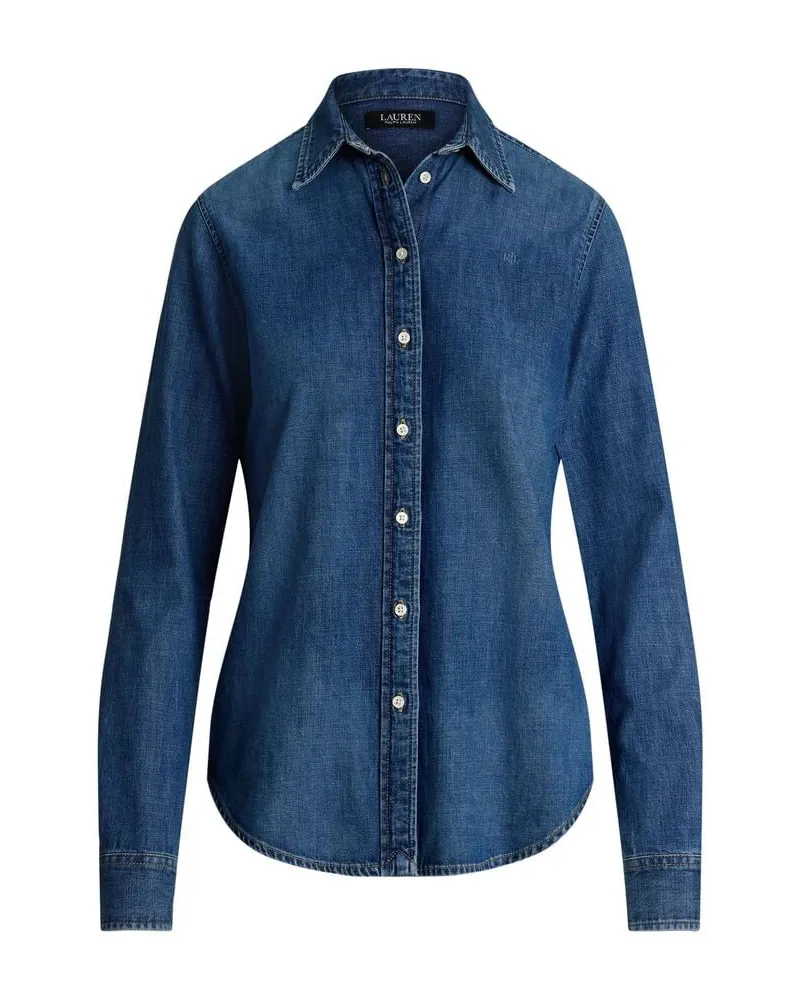 Ralph Lauren Damen Jeansbluse Grün