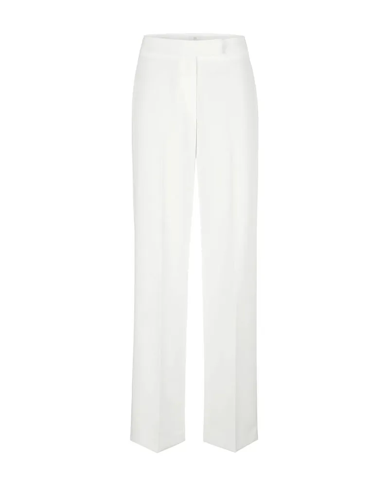 Riani Damen Hose Wide Fit Offwhite