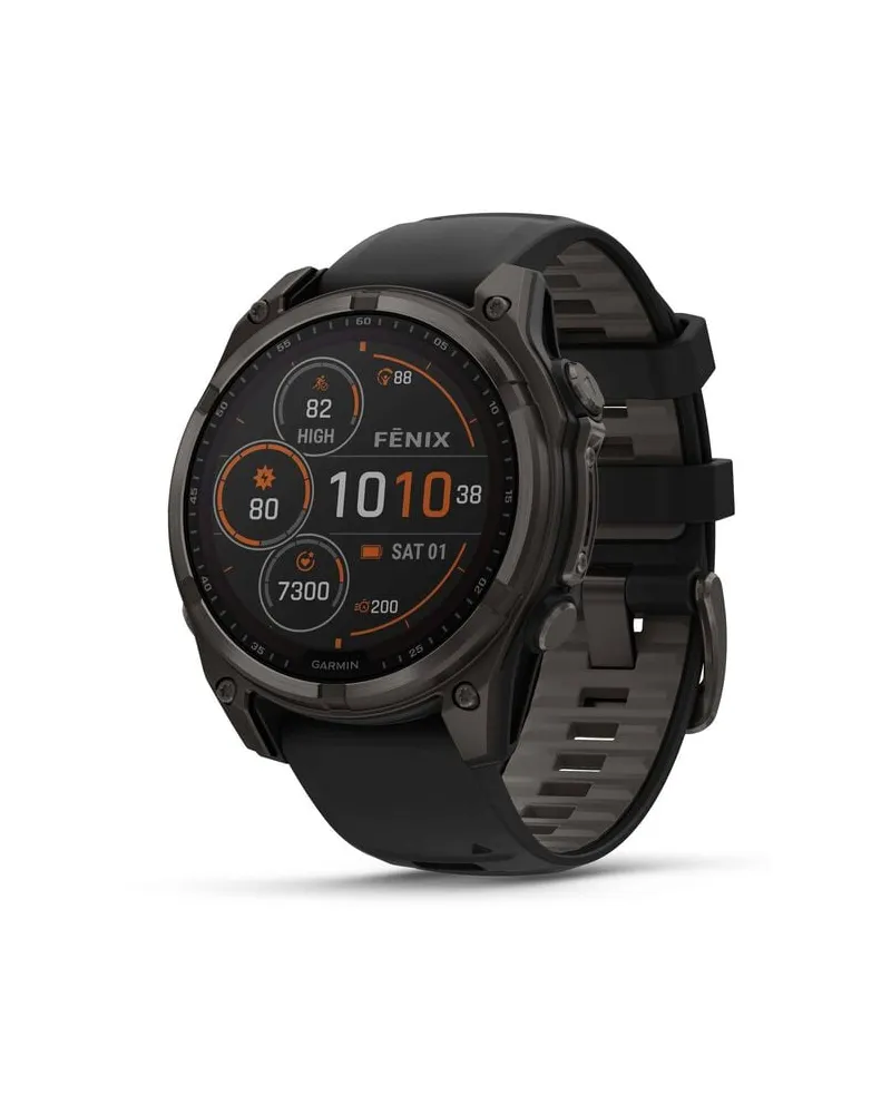 Garmin Mulfifunktions-Smartwatch FENIX 8 - 47 mm mit Solarladung Dunkelgrau