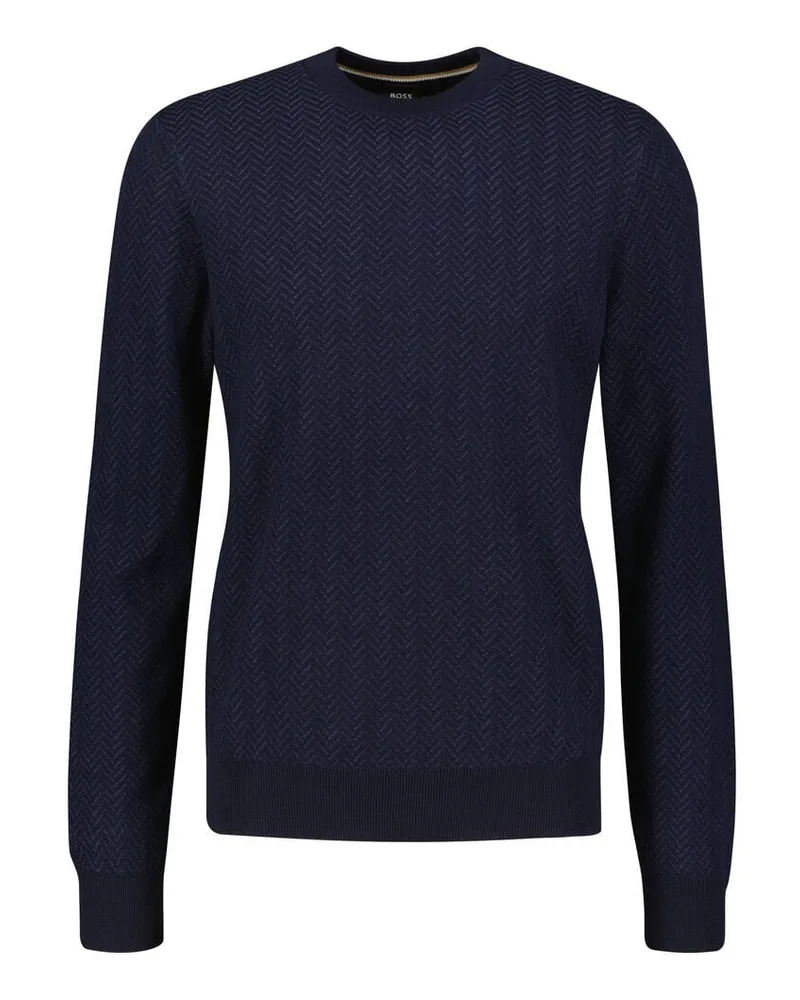HUGO BOSS Herren Pullover H-HABITO Marine