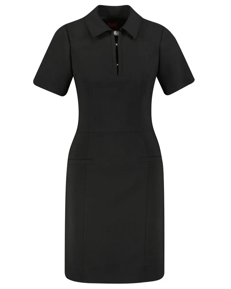 HUGO BOSS Damen Minikleid Schwarz