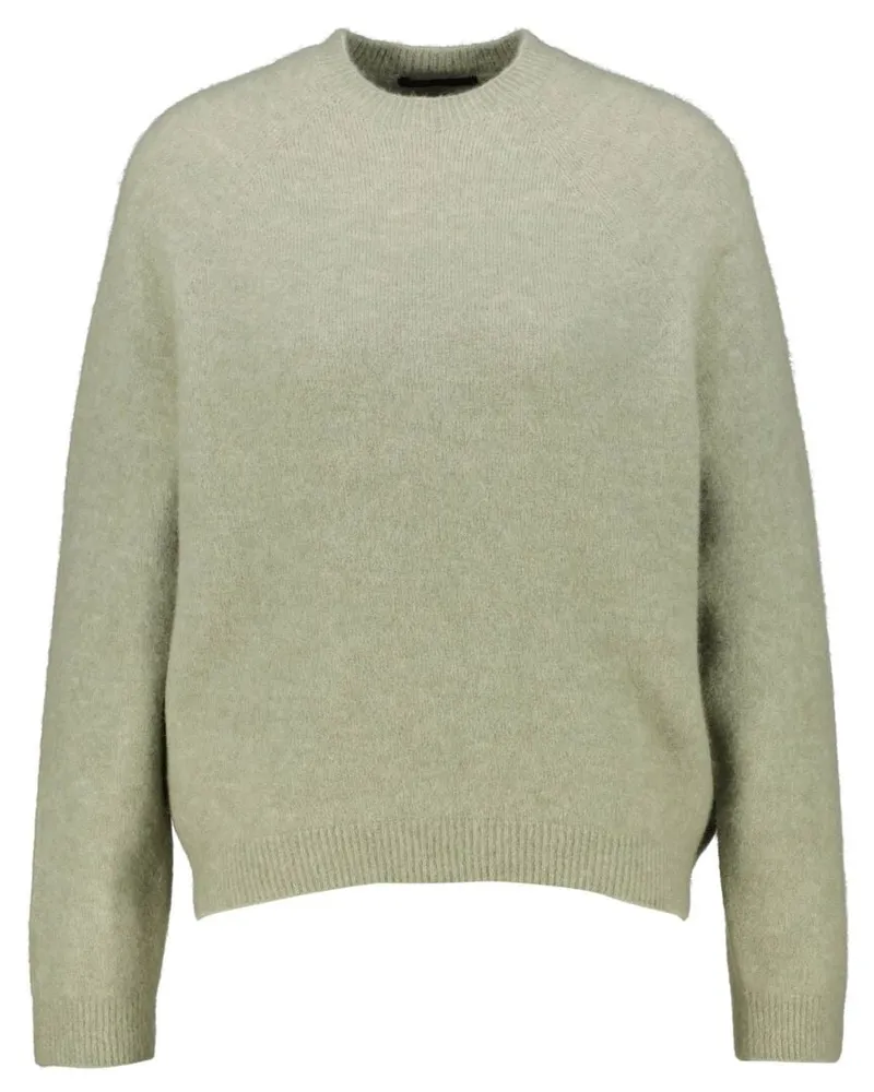 Drykorn Damen Strickpullover PEMIRI mit Alpaka und Schurwolle Relaxed Fit Grün