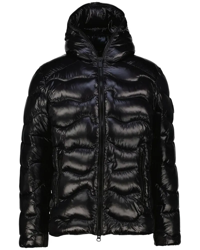 Save The Duck Herren Steppjacke CHET HOODED Schwarz