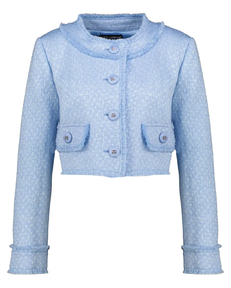 Dolce & Gabbana Damen Kurzblazer Bleu