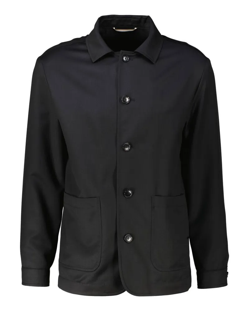 HUGO BOSS Herren Hemdjacke H-CARPER Schwarz
