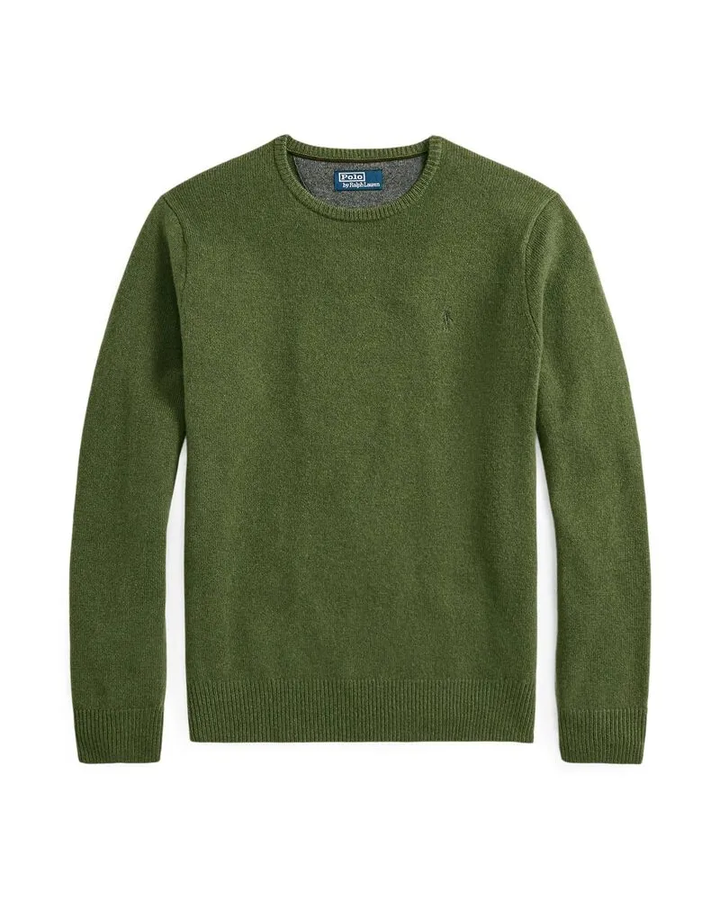Ralph Lauren Herren Strickpullover aus Wolle Anthrazit