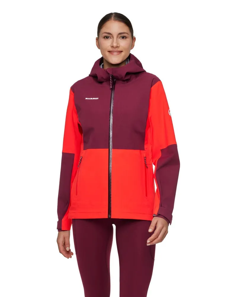Mammut Damen Hardshelljacke LINARD GUIDE HS HOODED Rot