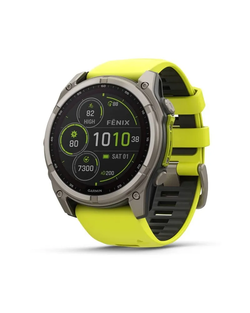 Garmin Mulfifunktions-Smartwatch FENIX 8 - 51 mm mit Solarladung Dunkelgrau