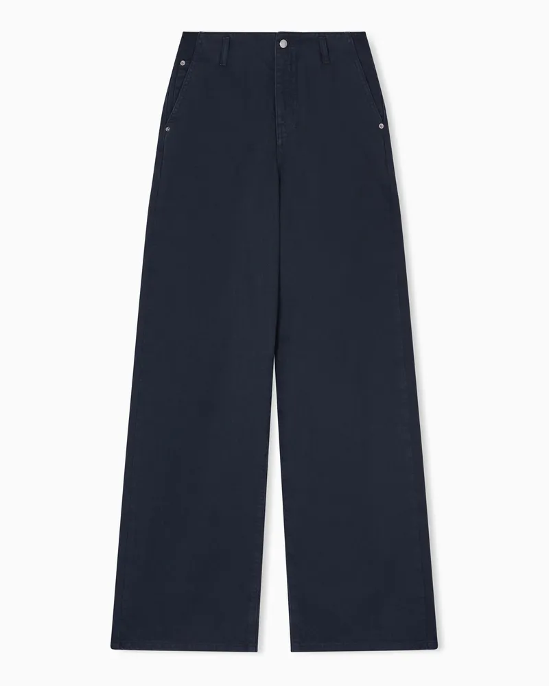 Emporio Armani Cotton denim jeans Schwarz