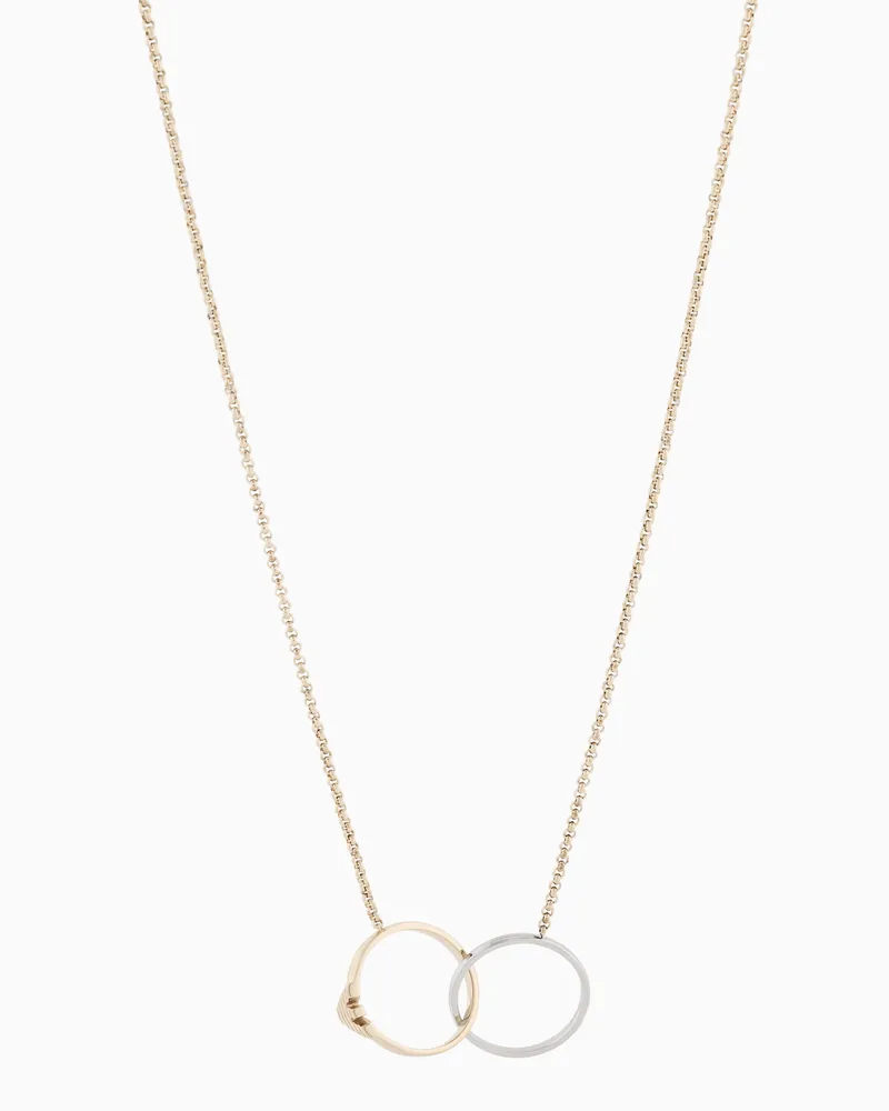 Emporio Armani Kette aus zweifarbigem Edelstahl Mehrfarbig