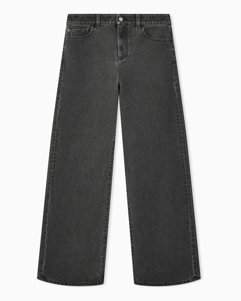 Emporio Armani Loose-Jeans Schwarz