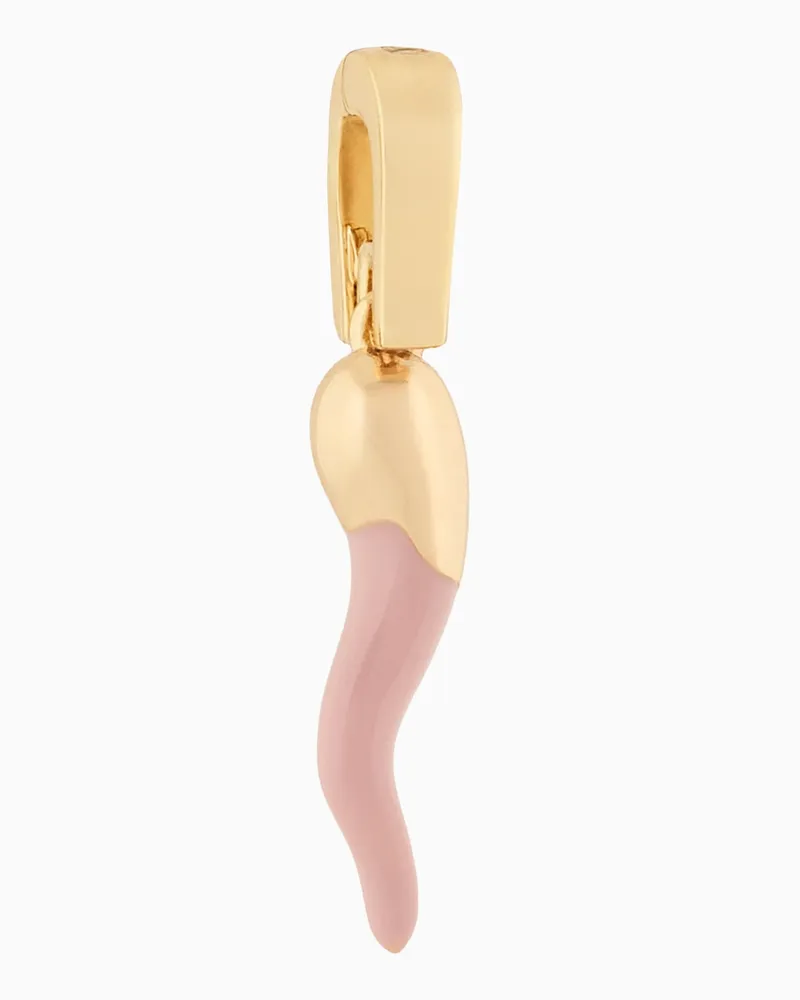Emporio Armani Goldfarbener Messing-Anhänger Mehrfarbig