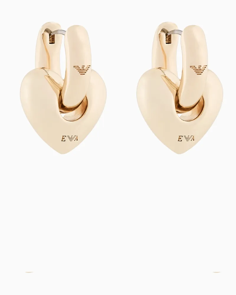 Emporio Armani Creolen aus Goldmessing Mehrfarbig