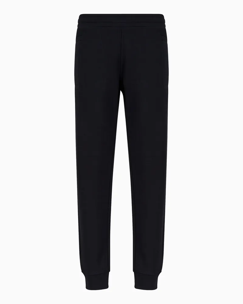 Emporio Armani Jogginghose aus Modalmischgewebe Marineblau