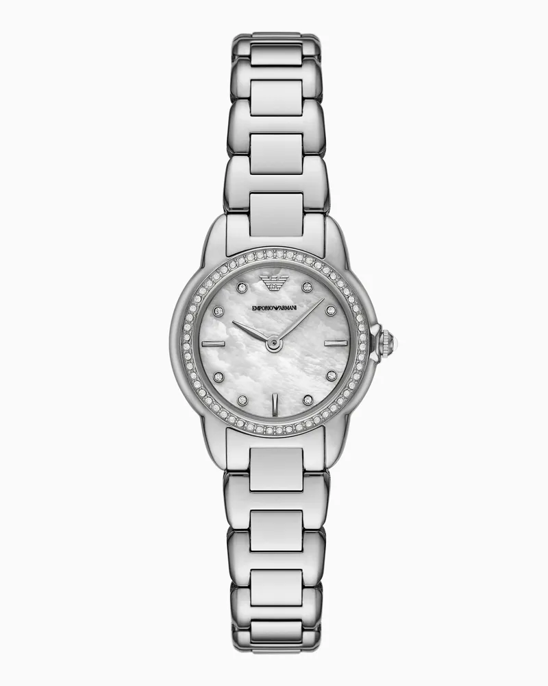 Emporio Armani Zweizeigeruhr mit Armband aus Edelstahl Mehrfarbig