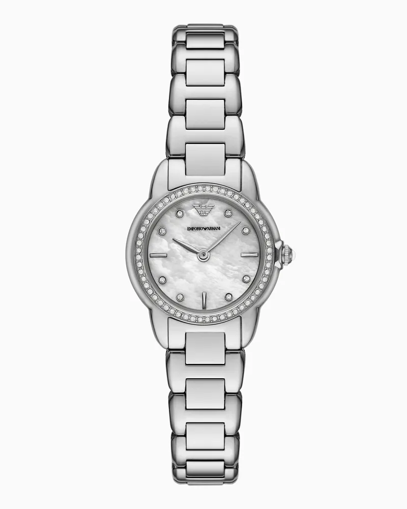 Emporio Armani Zweizeigeruhr mit Armband aus Edelstahl Mehrfarbig