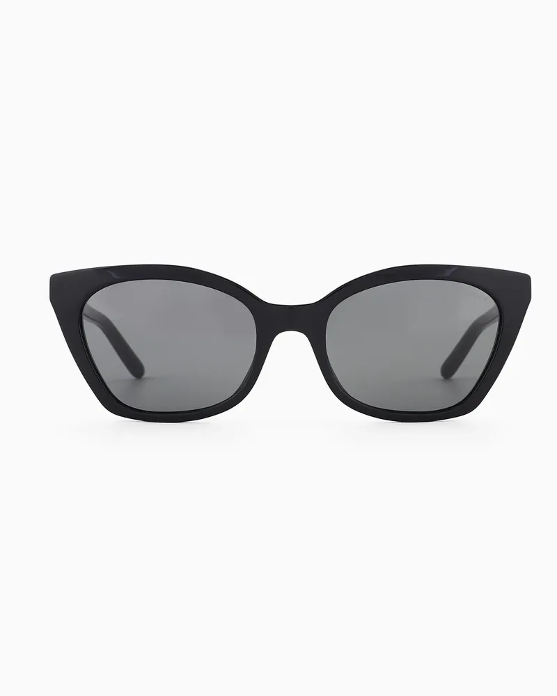 Emporio Armani Damen-Sonnenbrille in Cat-Eye Form Schwarz