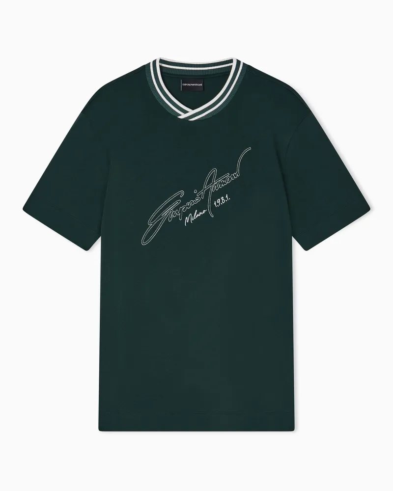 Emporio Armani Slim Fit T-Shirts Grün