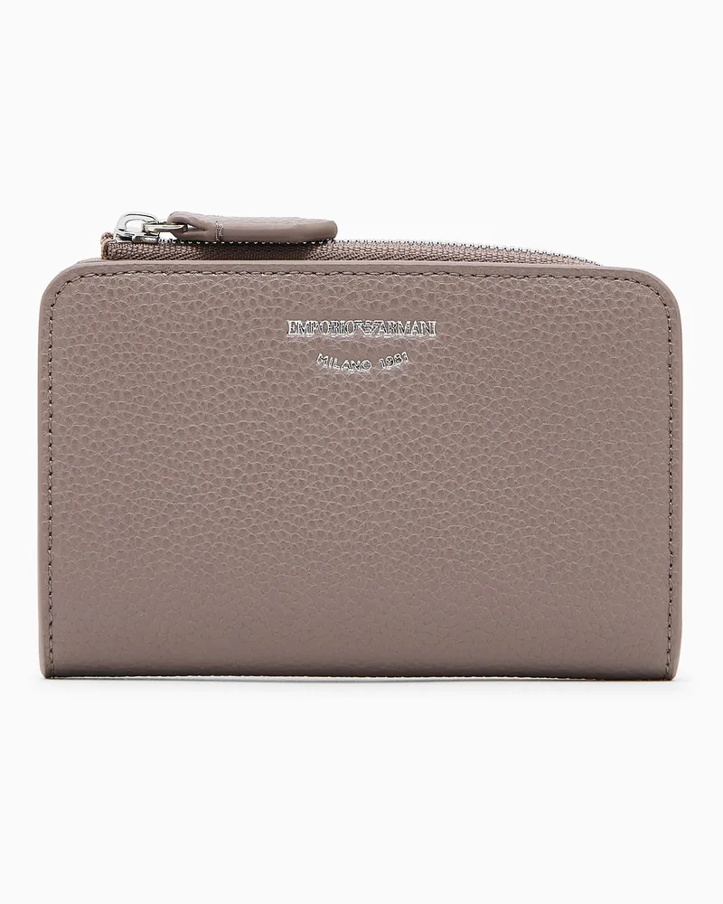 Emporio Armani MyEA Portemonnaie mit Hirsch-Print Beige