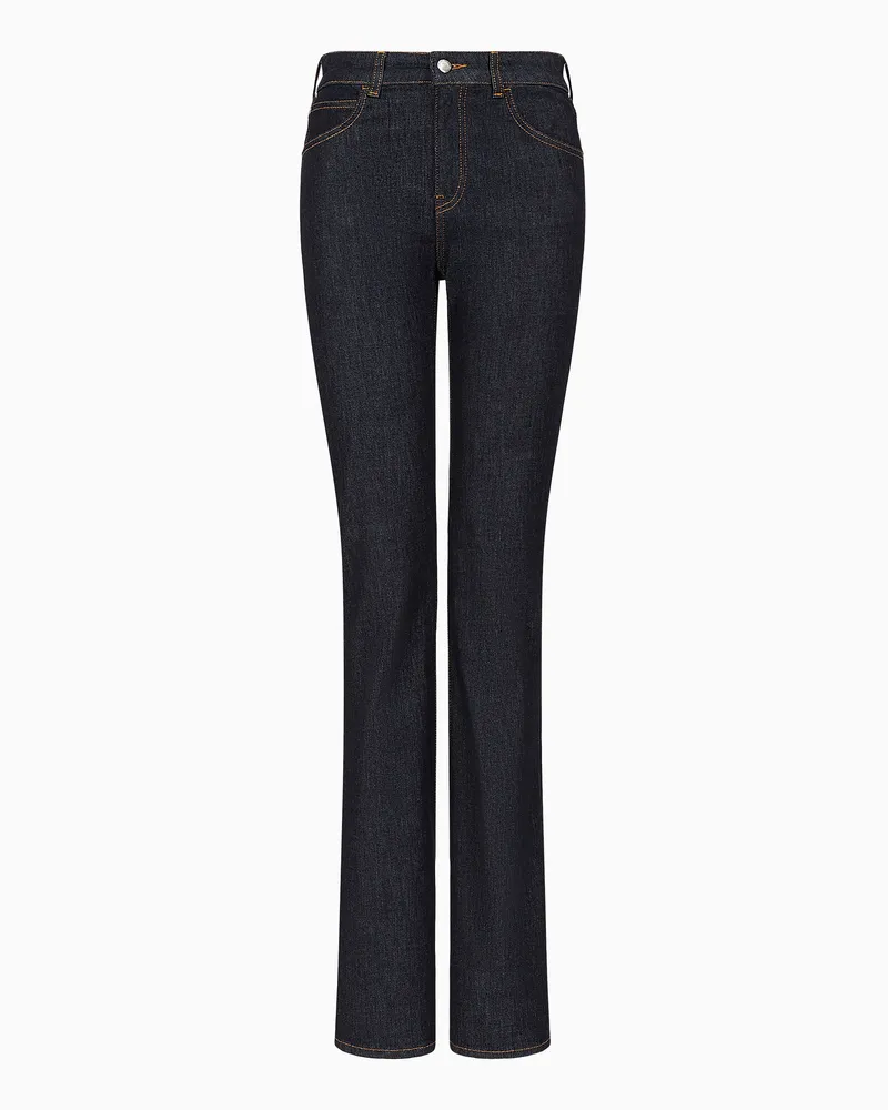 Emporio Armani Jeans J47 in Slim Fit aus merzerisiertem Komfort-Denim Blau