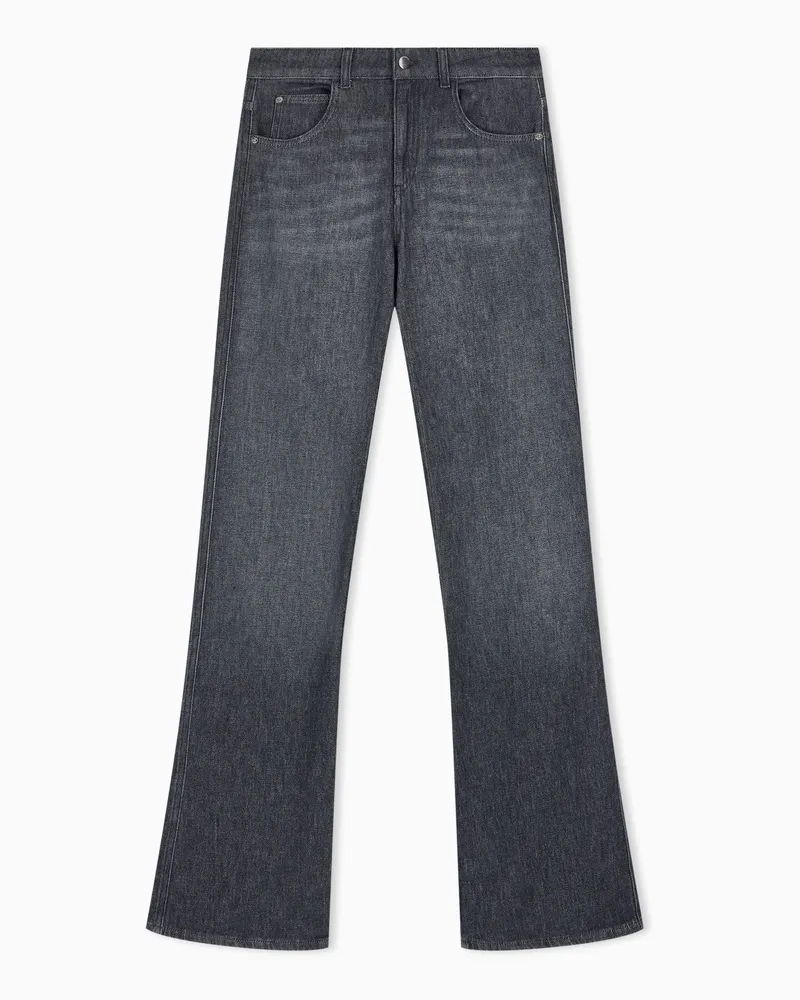 Emporio Armani 5-Pocket-Jeans aus Comfort Denim im Used-Look Schwarz