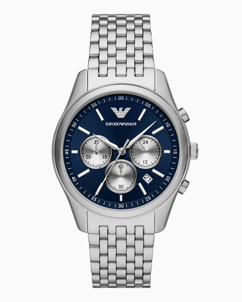 Emporio Armani Chronograph aus Edelstahl Mehrfarbig