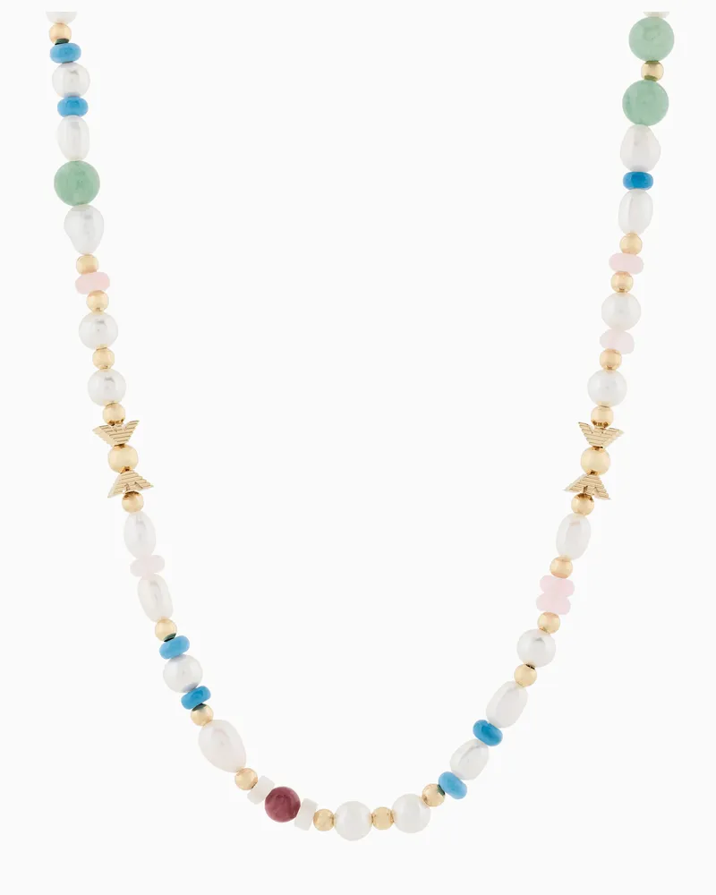 Emporio Armani Perlenhalskette Mehrfarbig