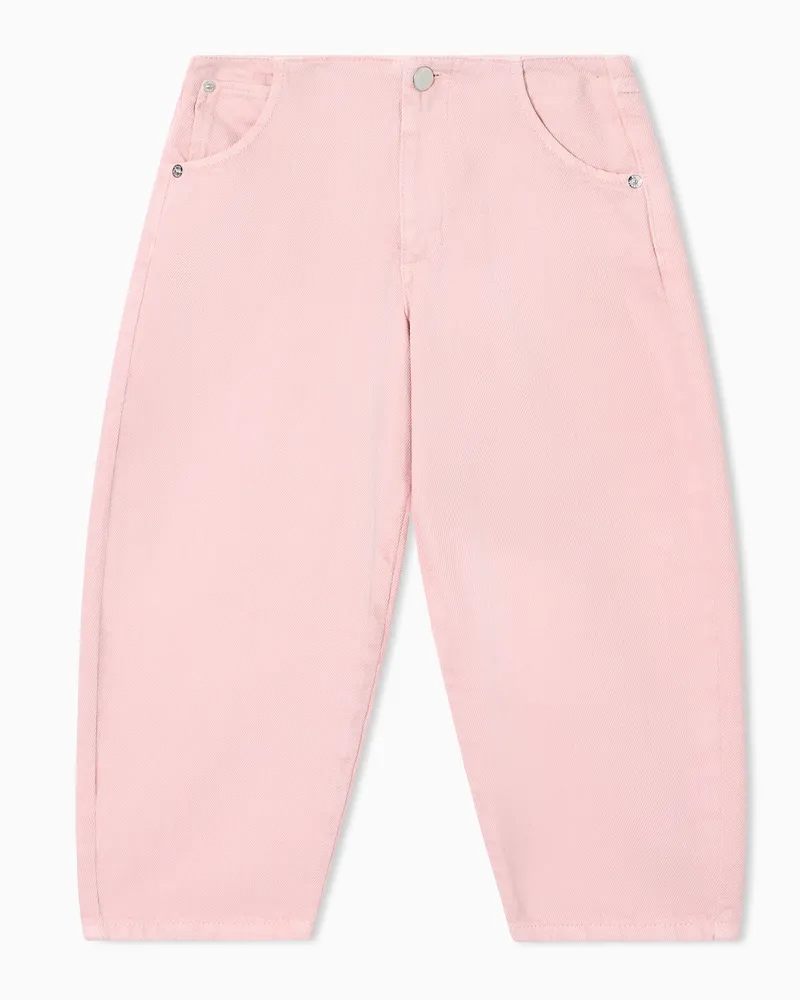 Emporio Armani Five-Pocket-Hose aus Baumwollbull Pink