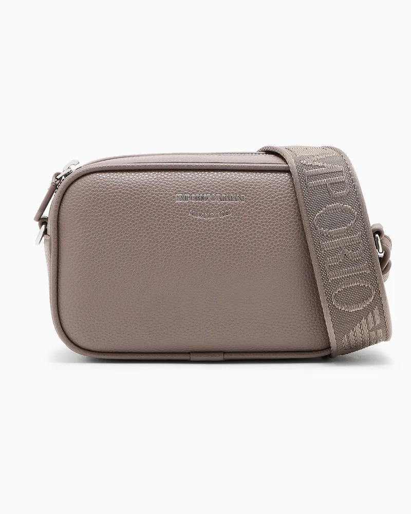 Emporio Armani Kameratasche zum Umhängen mit Hirsch-Print Kamel