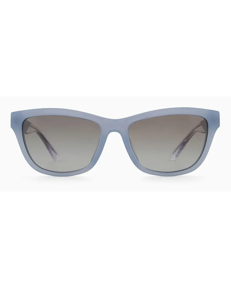 Emporio Armani Sonnenbrille Für Damen mit Cat-eye-fassung Azurblau