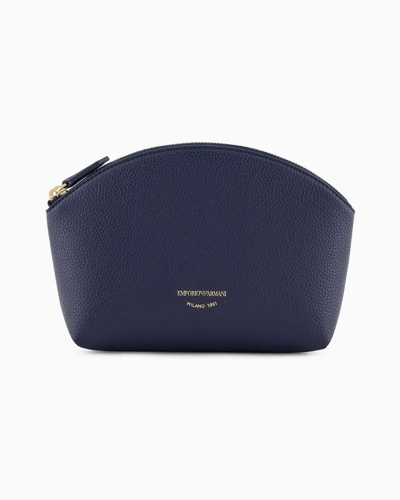 Emporio Armani Myea Beauty-case mit Hirsch-print Blau