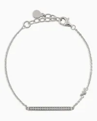 Emporio Armani Armband mit Plakette aus Sterlingsilber Silber