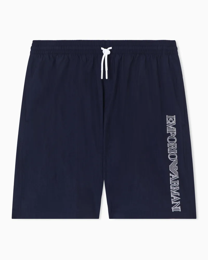 Emporio Armani Strand-Boxershorts Marineblau